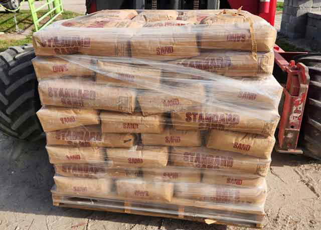 30/65 Silica Sand. 50 lb bags